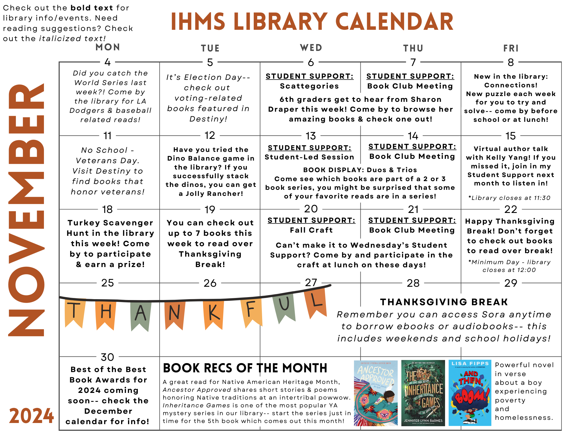 library calendar