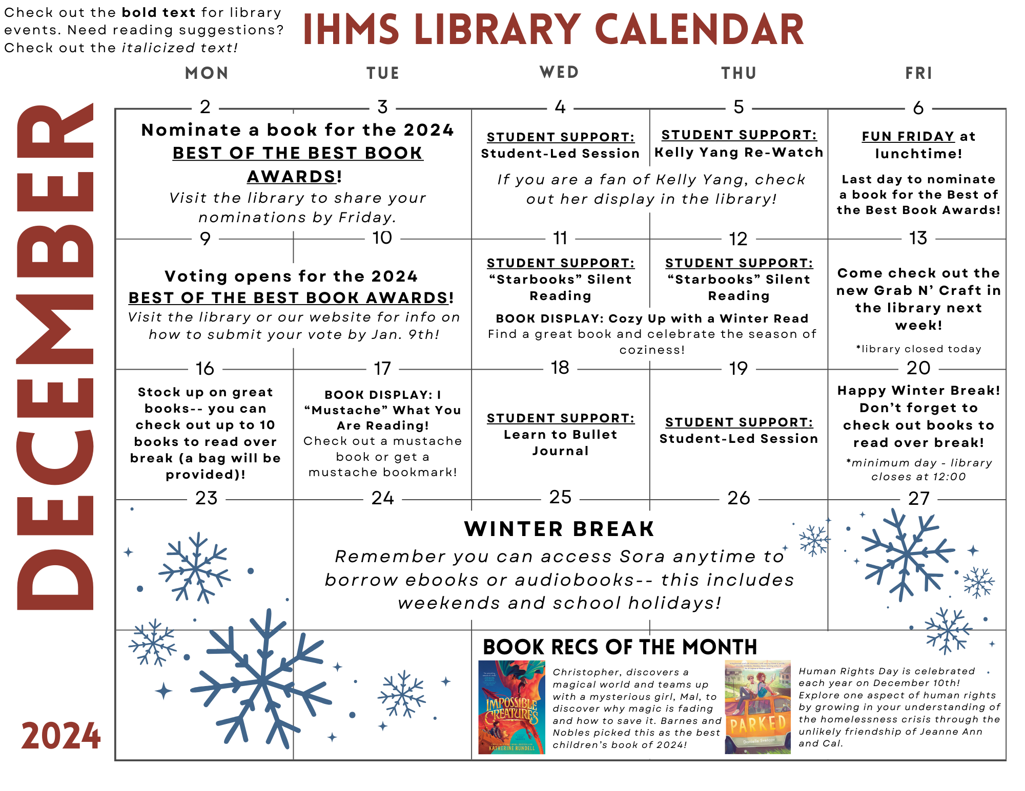 library calendar